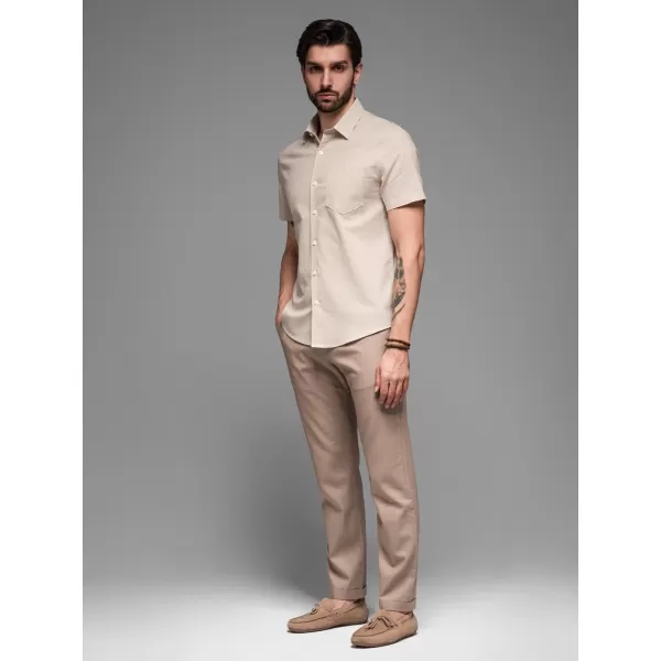  Hemd OMBRE OM-SHSS-0168 BEIGE 