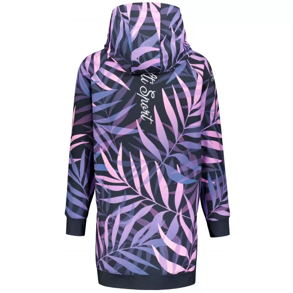  Funktionaler erweiterter Sweatshirt -Prämie von Frauen ALTISPORT VOJ/ALW094MI03 SCHWARZ/LILA 