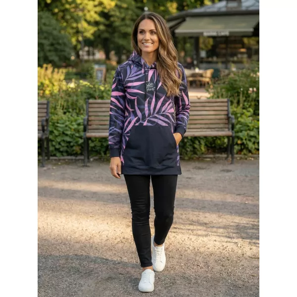  Funktionaler erweiterter Sweatshirt -Prämie von Frauen ALTISPORT VOJ/ALW094MI03 SCHWARZ/LILA 