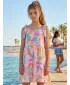 Sommerkleid ALPINE PRO ARENO BEIGE