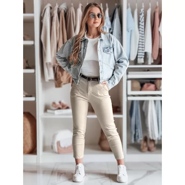  Damenhosen DSTREET UY2546 BEIGE 