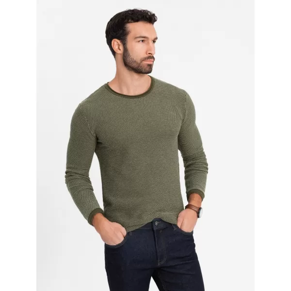  Herrenpullover OMBRE OM-SWSW-0118 OLIVE 