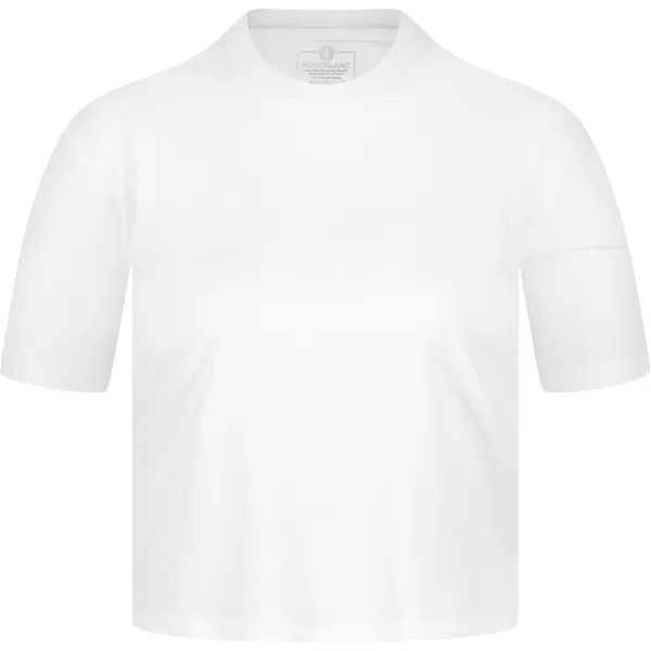 Funktionelles Crop-Top für Damen NORDBLANC NBSLF8028 WEIß 