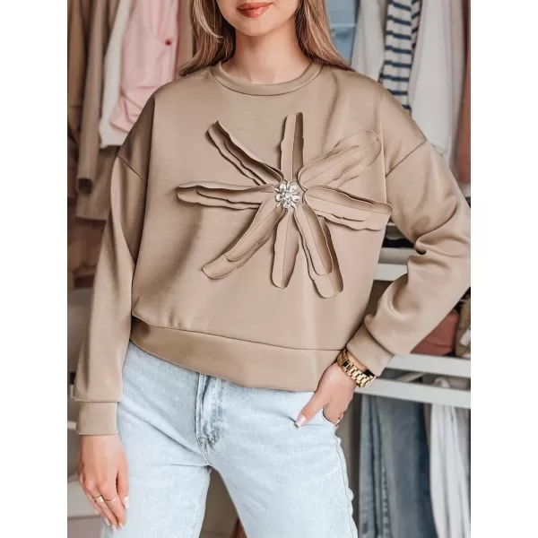  Damen Sweatshirt DSTREET PETITKA BY1386 BEIGE 