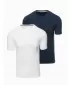 Hemd OMBRE OM-TSBS-0232 WEIß/MARINE