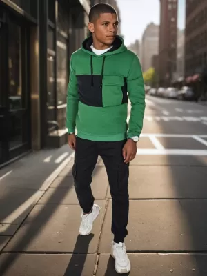 Herren -Sweatshirt DSTREET BX5910 GRÜN