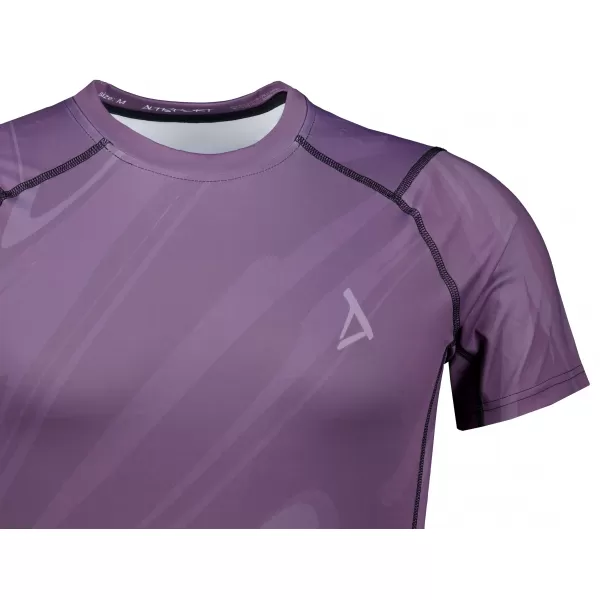  Funktionelle Komprimierung t -Shirt von Männern mit kurzer Ärmelnprämie ALTISPORT VOJ/ALM072TR04 LILA 