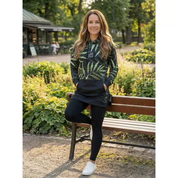  Funktionaler erweiterter Sweatshirt -Prämie von Frauen ALTISPORT VOJ/ALW094MI03 GRÜN 