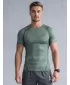 Funktionelle Komprimierung t -Shirt von Männern mit kurzer Ärmelnprämie ALTISPORT VOJ/ALM072TR04 GRÜN