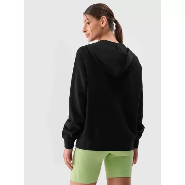  Damen Sweatshirt 4F WMM00TSWSF1763 TIEF SCHWARZ 