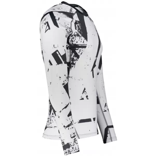  Funktionelle Kompression t -Shirt von Männern mit langarmiger Prämie ALTISPORT VOJ/ALM079TR03 SCHWARZ -GRAY 
