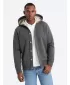 Herren -Sweatshirt OMBRE OM-SSZP-0186 GRAPHIT MELANGE