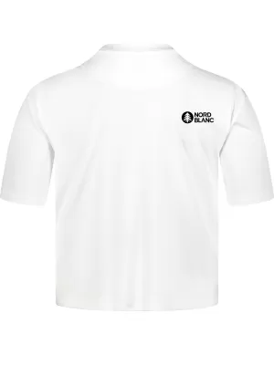 Funktionelles Crop-Top für Damen NORDBLANC NBSLF8028 WEIß
