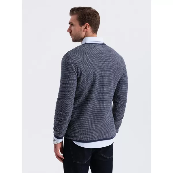  Herrenpullover OMBRE OM-SWSW-0118 MARINEBLAU 