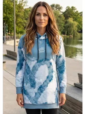 Funktionaler erweiterter Sweatshirt -Prämie von Frauen ALTISPORT VOJ/ALW093MI03 HELLBLAU
