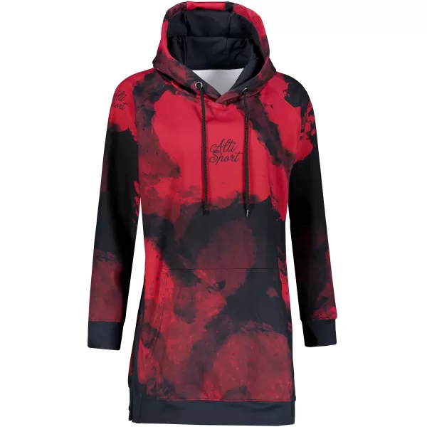  Funktionaler erweiterter Sweatshirt -Prämie von Frauen ALTISPORT VOJ/ALW093MI03 ROT 