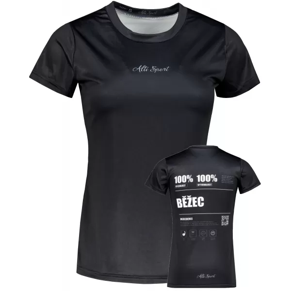  Frauenfunktional T -Shirt Premium ALTISPORT BĚŽEC VOJ/ALW091TR01 SCHWARZ 