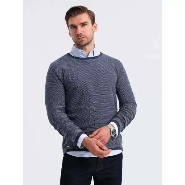  Herrenpullover OMBRE OM-SWSW-0118 MARINEBLAU 