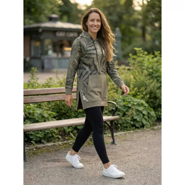  Funktionaler erweiterter Sweatshirt -Prämie von Frauen ALTISPORT VOJ/ALW094MI03 BRAUN 