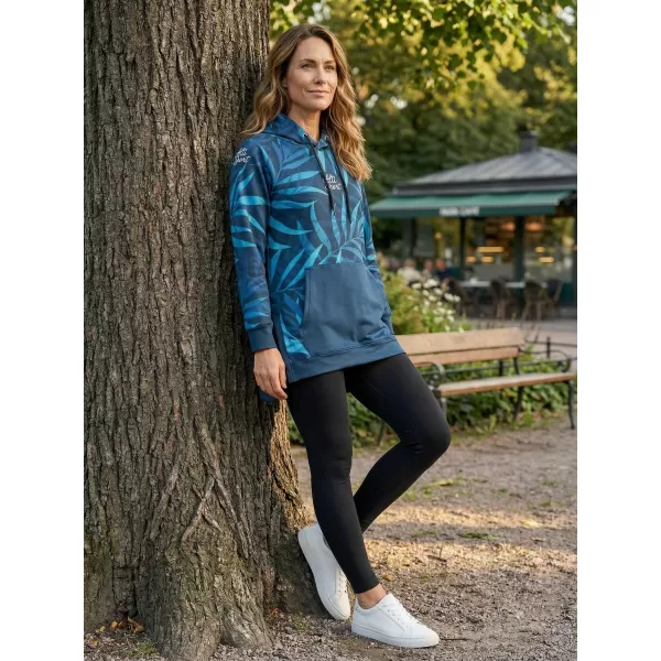  Funktionaler erweiterter Sweatshirt -Prämie von Frauen ALTISPORT VOJ/ALW094MI03 BLAU 
