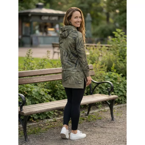  Funktionaler erweiterter Sweatshirt -Prämie von Frauen ALTISPORT VOJ/ALW094MI03 BRAUN 
