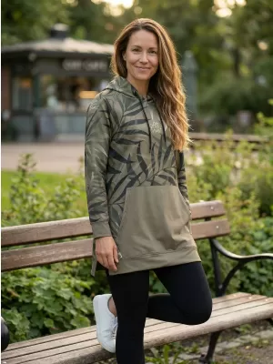 Funktionaler erweiterter Sweatshirt -Prämie von Frauen ALTISPORT VOJ/ALW094MI03 BRAUN