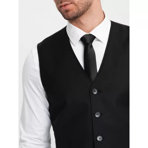  Weste OMBRE OM-BLZV-0112 SCHWARZ 