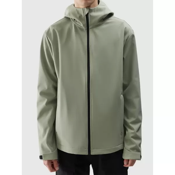  Herren -Softshelljacke 4F WSS25TSOFM324 OLIVE 