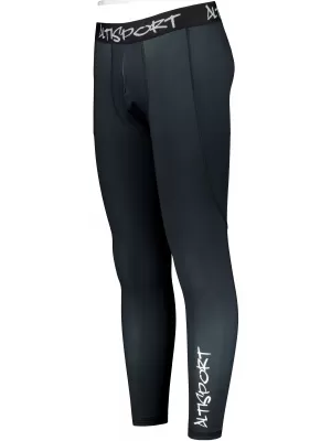 Herrensport -Leggings langer Prämie ALTISPORT VOJ/ALM000LEG01 SCHWARZ