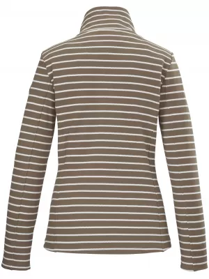 Damen Sweatshirt KILLTEC GS 60 43174 BEIGE MIT STREIFEN