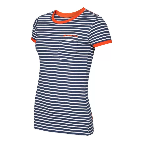  Damen-T-Shirt aus Baumwolle ALPINE PRO BOATERA 2 BLAU 