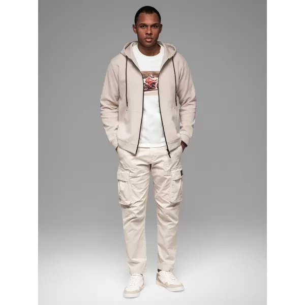  Herren -Sweatshirt OMBRE OM-SSZP-0213 SAND 