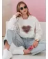 Damen Sweatshirt DSTREET DESSER BY1466 HELLGRAU