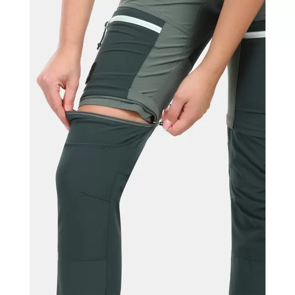  Abnehmbare Hose KILPI HOSIO-W YL0403KI DUNKELGRÜN 