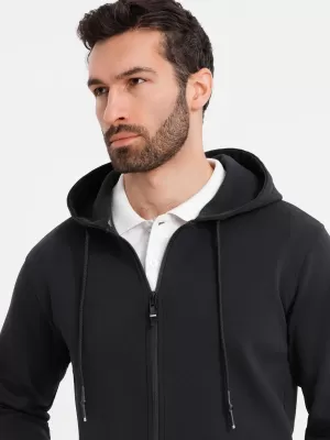 Herren -Sweatshirt OMBRE OM-SSZP-0213 SCHWARZ