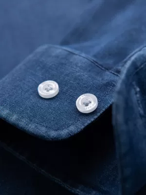 Hemd OMBRE OM-SHDS-0180 DUNKELBLAU