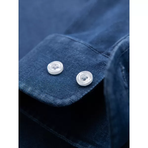 Hemd OMBRE OM-SHDS-0180 DUNKELBLAU 