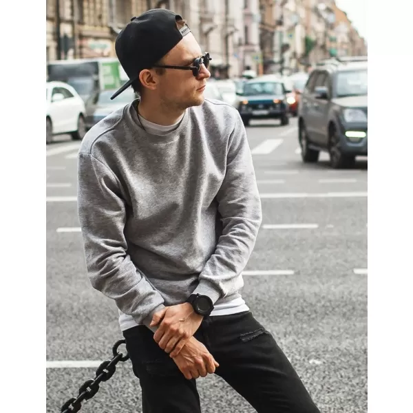  Herren -Sweatshirt DSTREET BX3354 HELLGRAU 