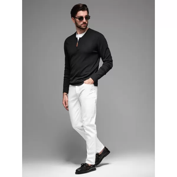  Herrenpullover OMBRE OM-SWZS-0124 SCHWARZ 