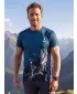 Männer funktionaler T -Shirt Premium Plus ALTISPORT VOJ/ALM059TR02 MARINE
