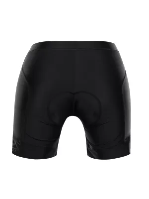 Damenfahrradshorts ALPINE PRO ARSA SCHWARZ