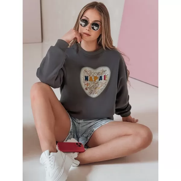  Damen Sweatshirt DSTREET SESRDUCHOVA BY1441 DUNKELGRAU 