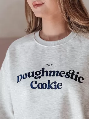 Damen Sweatshirt DSTREET COOKIES BY1444 HELLGRAU