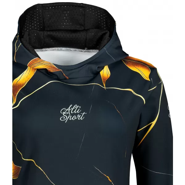  Funktionaler Sweatshirt -Prämie von Frauen ALTISPORT VOJ/ALW097MI01 GOLDBLÄTTER 