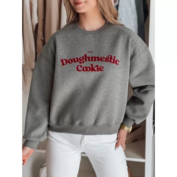  Damen Sweatshirt DSTREET COOKIES BY1443 DUNKELGRAU 