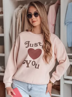 Damen Sweatshirt DSTREET FEELME BY1473 ROSA