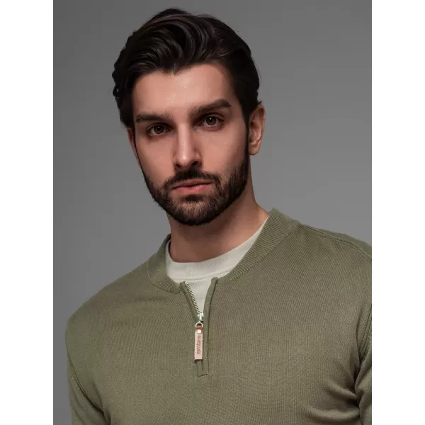  Herrenpullover OMBRE OM-SWZS-0124 OLIVE 
