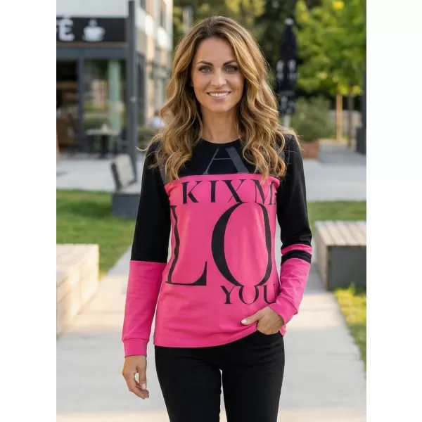  Damen Sweatshirt KIXMI URANIA ROSA 
