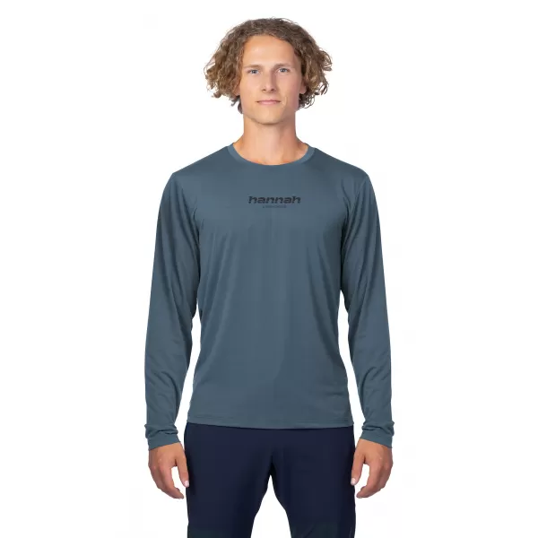  Herren t -Shirt mit einem langen Ärmel HANNAH BINE L/S ANTHRAZIT 