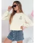 Damen Sweatshirt DSTREET CHERSOFT BY1400 WEIß